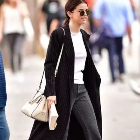 Philosophy Di Alberta Farretti Wool Pinstripe Coat sz Medium NWOT - Picture 3 of 11